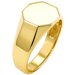 Χρυσό ανδρικό chevalier δαχτυλίδι Κ14